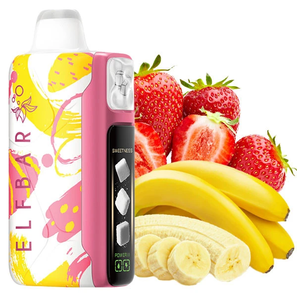 ELF BAR Sweet King 30000 - Strawberry Banana (Полуниця Банан)