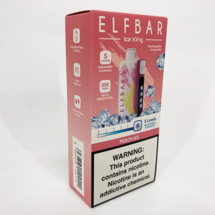 ELF BAR Ice King 30000 - Персик Лед (Peach Ice)